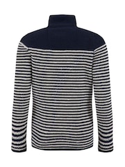 Weird Fish Blue Ember Zip Striped Macaroni Gold Edition Fleeces - Image 7 of 7