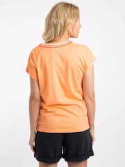 Weird Fish Orange Lomie Embroidered T-Shirt - Image 4 of 7