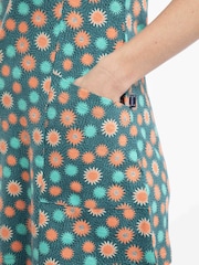 Weird Fish Green Sidra Printed Jersey Slub Tunic - Image 5 of 7