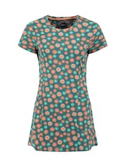 Weird Fish Green Sidra Printed Jersey Slub Tunic - Image 6 of 7