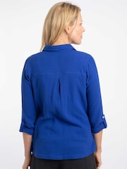 Weird Fish Suria Double Cloth Shirt - תמונה 2 מתוך 6