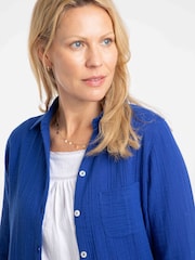 Weird Fish Suria Double Cloth Shirt - תמונה 4 מתוך 6