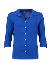 Weird Fish Suria Double Cloth Shirt - תמונה 5 מתוך 6