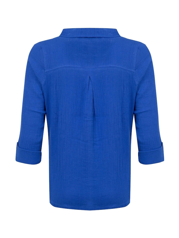 Weird Fish Suria Double Cloth Shirt - תמונה 6 מתוך 6