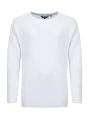 Weird Fish White Dalla Knitted Crew Neck Jumper - Image 6 of 7