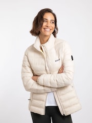 Weird Fish Brown Travellia Lightweight Showerproof Padded Jacket - Image 2 of 9