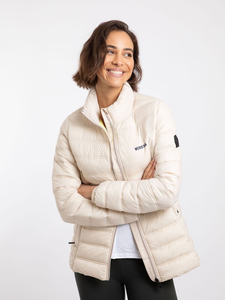 Weird Fish Brown Travellia Lightweight Showerproof Padded Jacket - Image 2 of 9