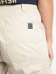 Weird Fish Cream Salena 3/4 Length Trousers - Image 4 of 8