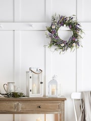 Lights4fun 45cm Lavender Wreath - Image 5 of 6