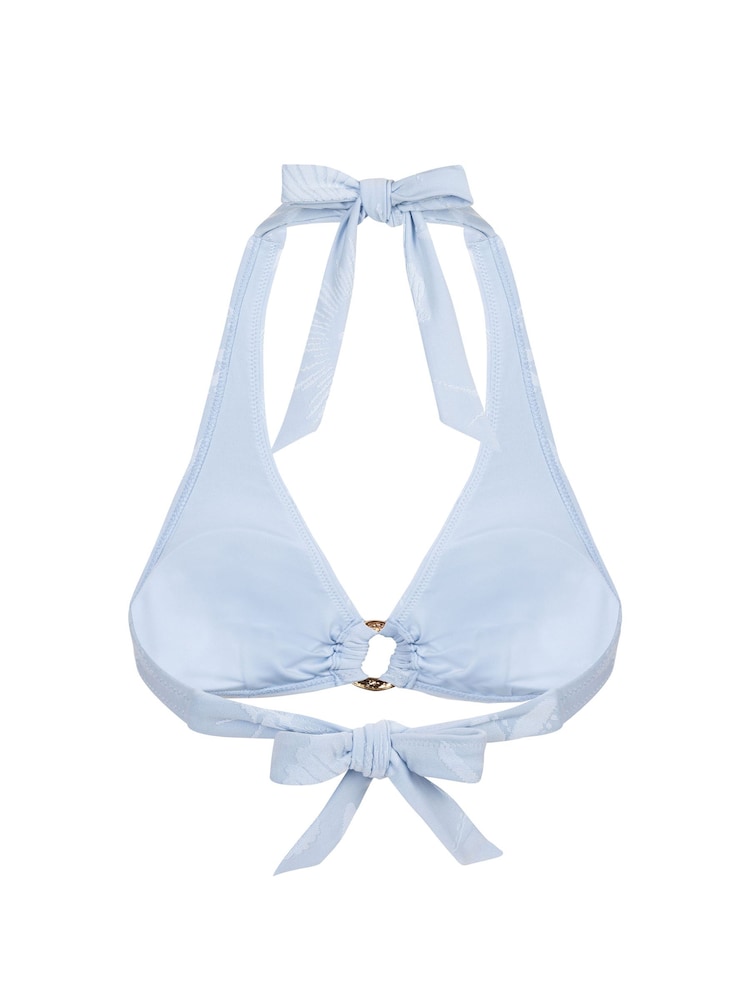 Chelsea Peers Blue Jacquard Coastal Bikini Top Baby - Image 6 of 6 Chelsea Peers Blue Jacquard Coastal Bikini Top Baby - Image 6 of 6