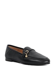 Dune London Black Leather Greya Loafers - Image 3 of 6