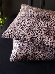Rockett St George Set of 2 Brown 200 Thread Count Pillowcases - Image 1 of 5