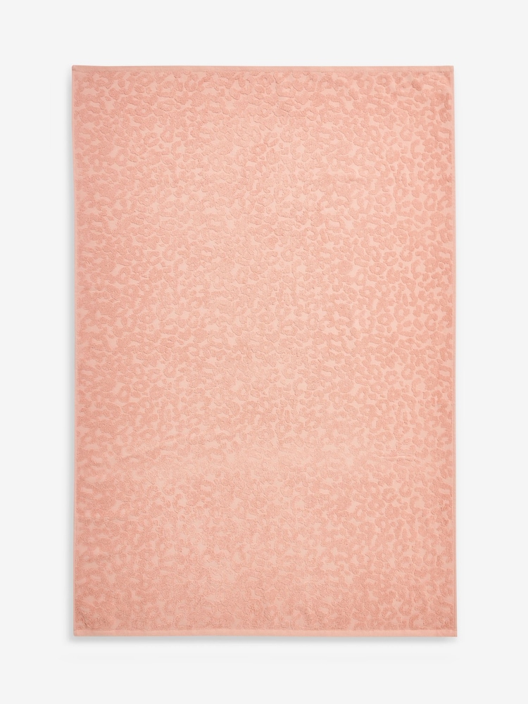 Rockett St George Pink Leopard 100% Cotton Towel - Image 14 of 14