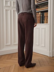 BHOEM Brown Cigarette Trousers - Image 4 of 6