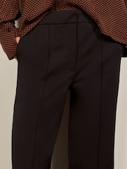 BHOEM Navy Cropped Flare Trousers - Image 2 of 6