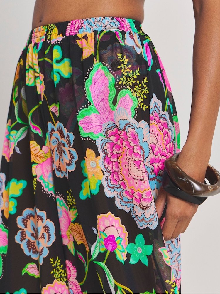 Figleaves Black Mesh Beach Trousers - Image 4 of 4