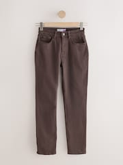 Chocolate Brown Mid Rise Slim Stretch Hourglass Jeans - Image 7 of 8
