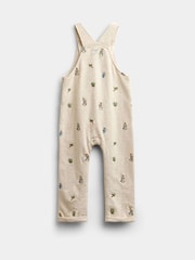 Jojo Maman Bébé Natural Peter Rabbit™ Embroidered Dungaree & Bodysuit Set - Image 3 of 6