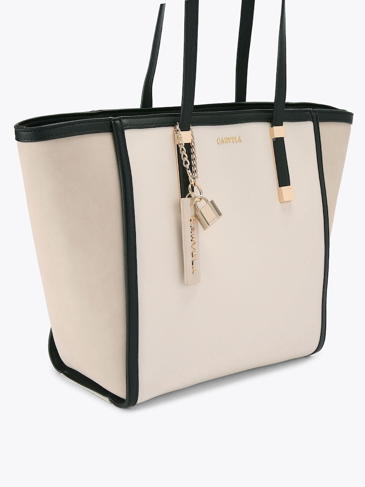 Carvela Beige Combination Minori Tote Bag - Image 2 of 4