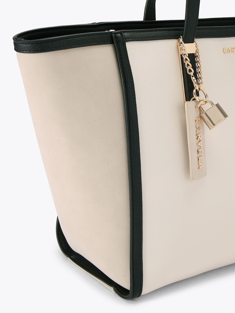 Carvela Beige Combination Minori Tote Bag - Image 4 of 4