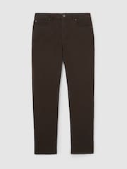 Reiss Chocolate Brown Picton Slim-Fit Jeans - Image 2 of 7