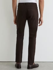 Reiss Chocolate Brown Picton Slim-Fit Jeans - Image 5 of 7