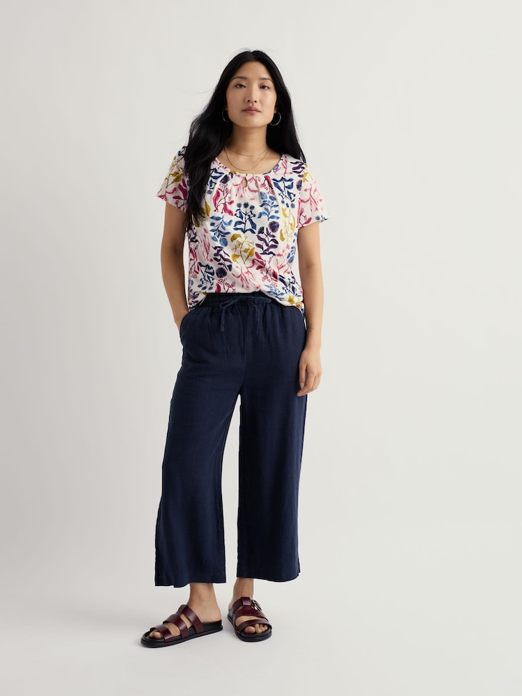 Seasalt Cornwall White Appletree T-Shirt - Image 2 of 5