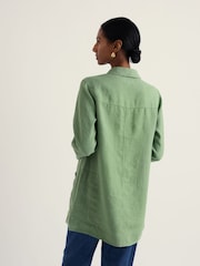 Seasalt Cornwall Green Artists Journey Shirt - Image 3 of 5