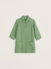 Seasalt Cornwall Green Artists Journey Shirt - Image 4 of 5