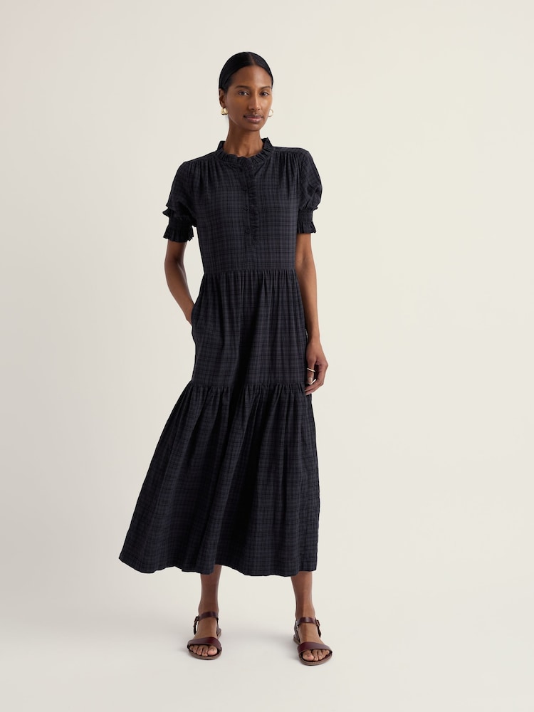 Seasalt Cornwall Navy Blue Feather Star Dress - Image 1 of 5 Seasalt Cornwall Navy Blue Feather Star Dress - Image 1 of 5