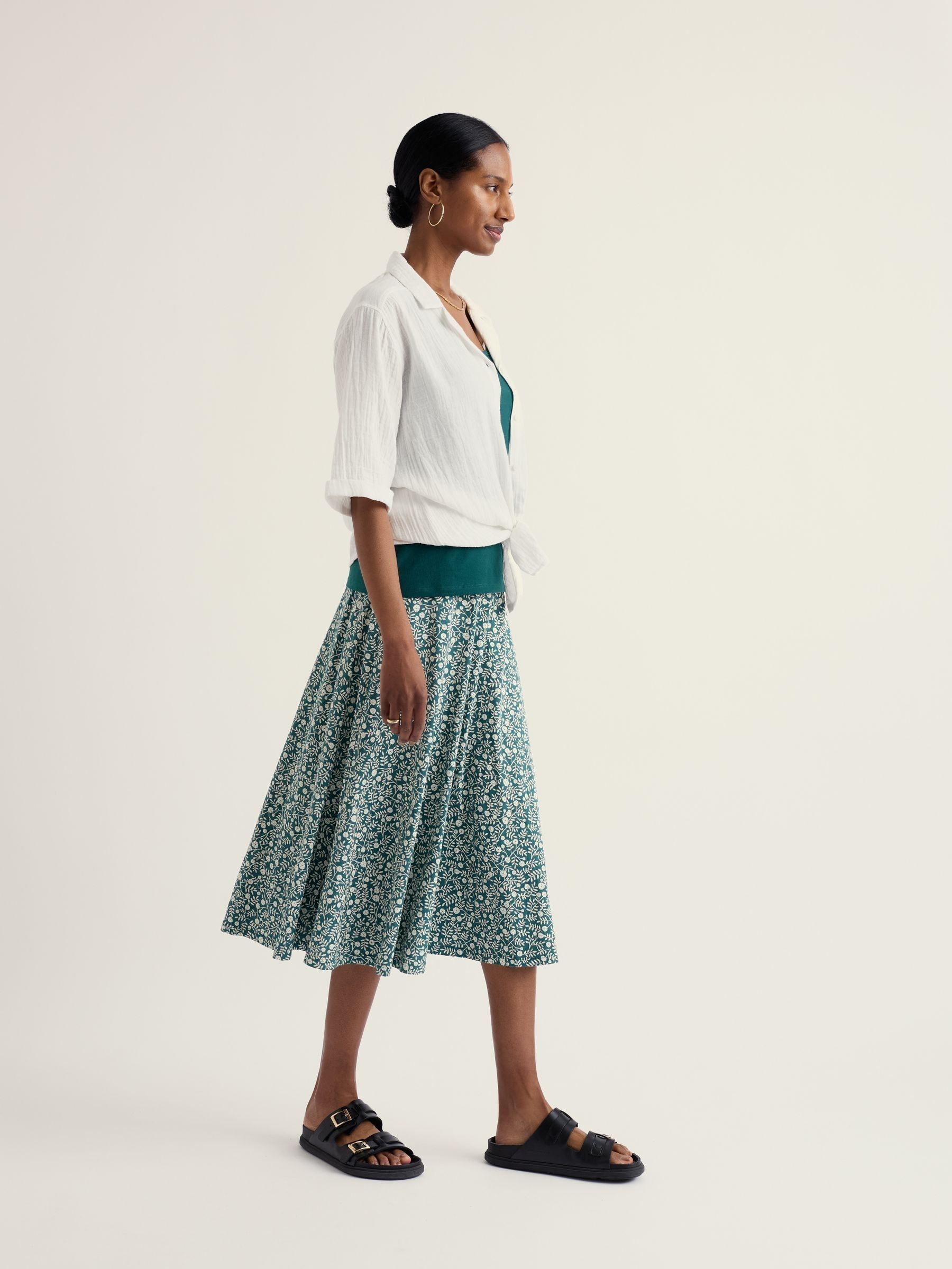 Buy Seasalt Cornwall Green Orchard Skirt from the Next UK online shop