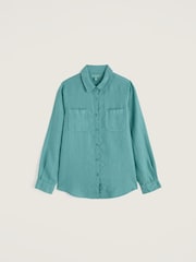 Seasalt Cornwall Blue Hazel Branch Shirt - Image 4 of 5