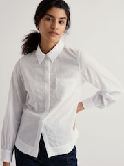 Seasalt Cornwall White Isla Shirt - Image 1 of 6