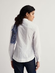 Seasalt Cornwall White Isla Shirt - Image 2 of 6