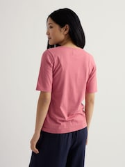 Seasalt Cornwall Pink Poisson T-Shirt - Image 3 of 5