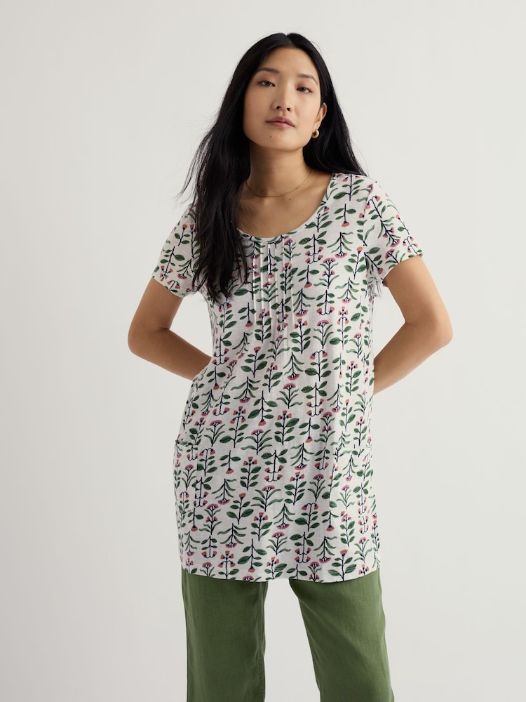 Seasalt Cornwall White Busy Lizzy Tunic - Image 2 of 5