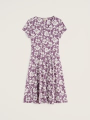 Seasalt Cornwall Purple Tall Pier View Dress - Image 4 of 5
