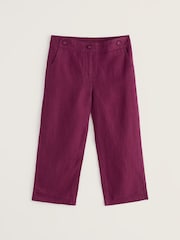 Seasalt Cornwall Pink Point Crops Trousers - Image 4 of 5