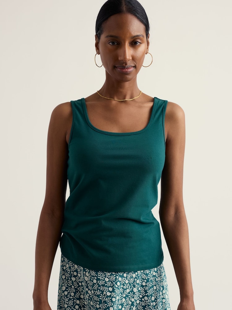 Seasalt Cornwall Green Mabe Vest - Image 1 of 5 Seasalt Cornwall Green Mabe Vest - Image 1 of 5