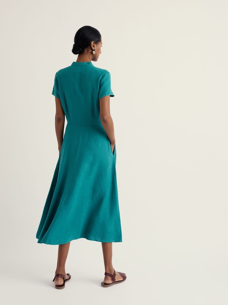 Seasalt Cornwall Blue Carved Wood Dress - Image 2 of 5