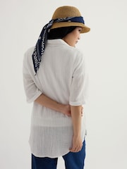 Seasalt Cornwall White Still Life Shirt - Image 3 of 5