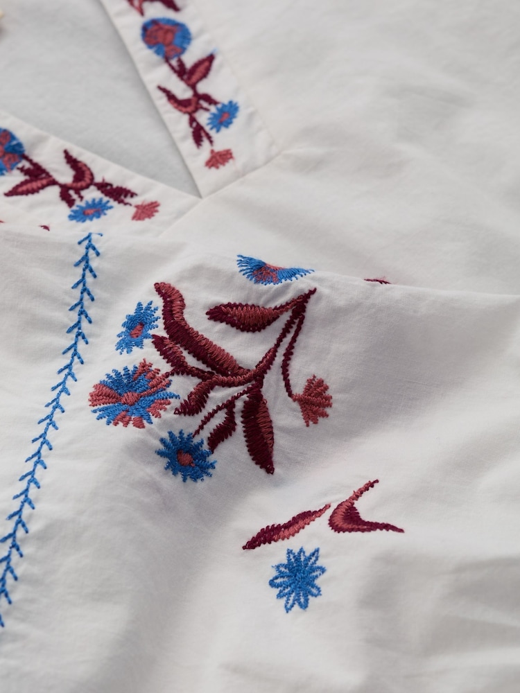 Seasalt Cornwall White Streamlet Top - Image 5 of 5