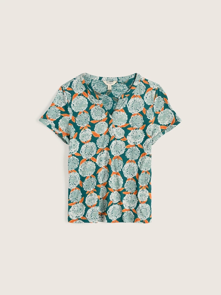 Seasalt Cornwall Green Waterflow Top - Image 4 of 4