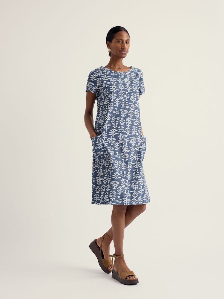 Seasalt Cornwall Blue Tall River Cove Dress - Image 1 of 5
