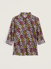Seasalt Cornwall Floral Navy Larissa Shirt - Image 4 of 6