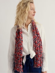 Seasalt Cornwall Pink Larissa Scarf - Image 3 of 5