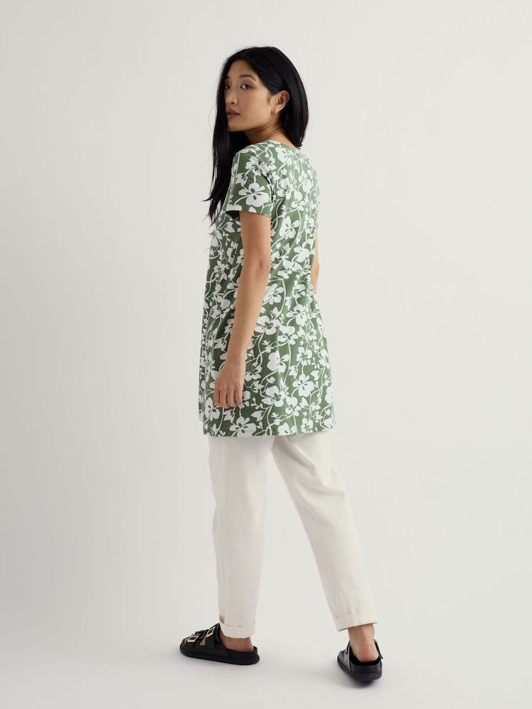 Seasalt Cornwall Green Wreathe Tunic - Image 2 of 5