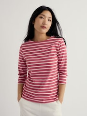 Seasalt Cornwall Pink Sailor Top - Image 2 of 5