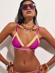 River Island Whipstitch Triangle Bikini Set - 圖片 2/4