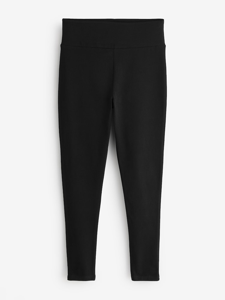 River Island Black Petite High Waisted Leggings 3 Pack - Image 2 of 4